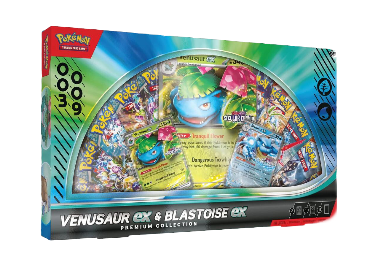 Venusaur ex & Blastoise ex Premium Collection image 0