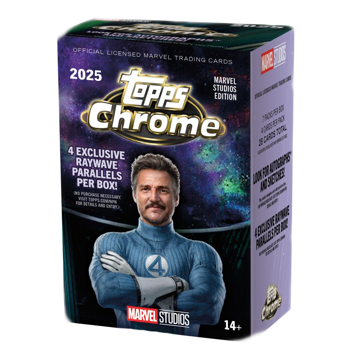 2025 Topps Marvel Studios Chrome Value Box image 0