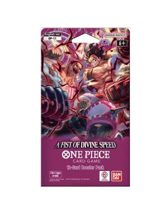 A Fist of Divine Speed Sleeved Booster Pack - A Fist of Divine Speed (OP11) image 0