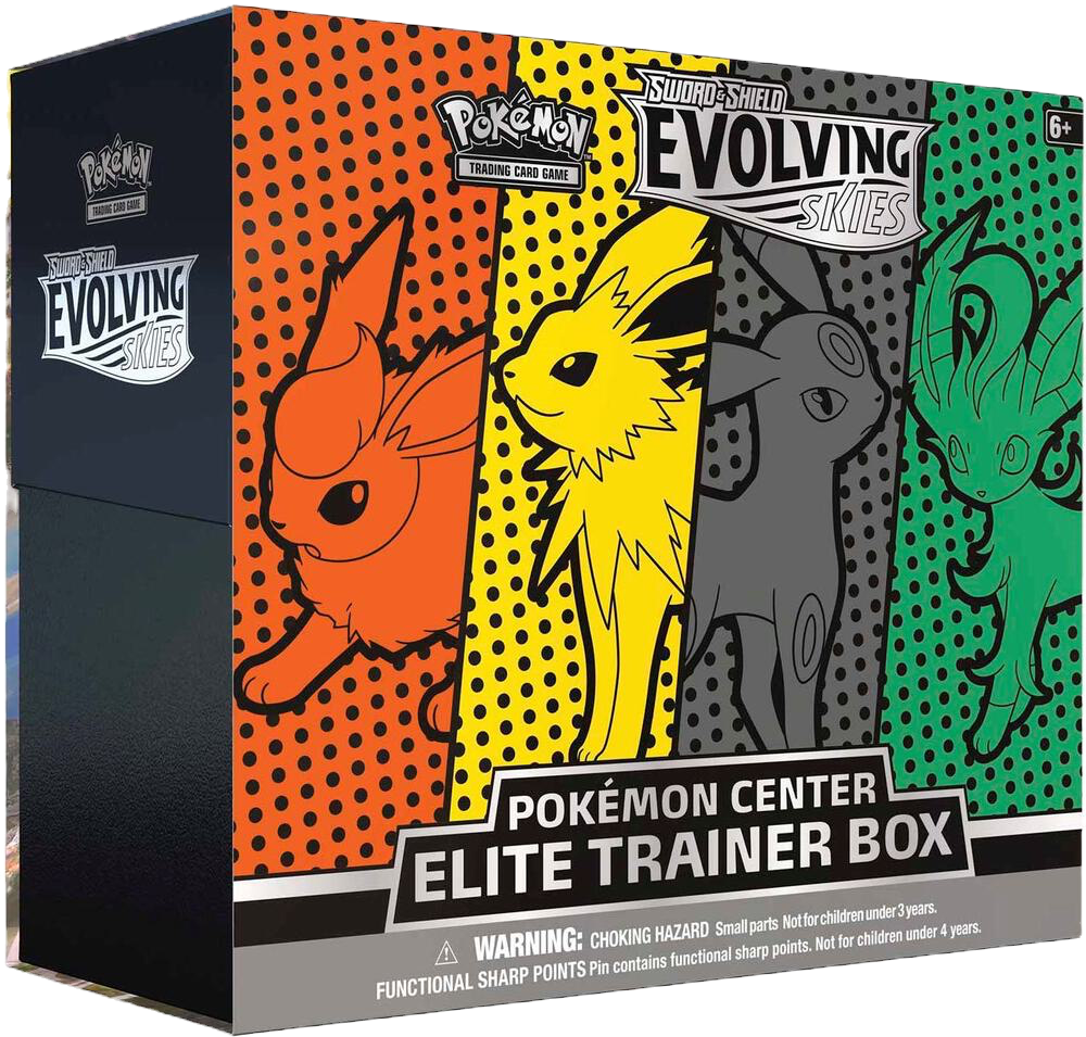 Evolving Skies Pokemon Center Elite Trainer Box [Jolteon/Flareon/Umbreon/Leafeon] (Exclusive)