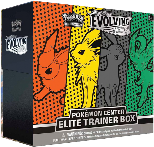 Evolving Skies Pokemon Center Elite Trainer Box [Jolteon/Flareon/Umbreon/Leafeon] (Exclusive)