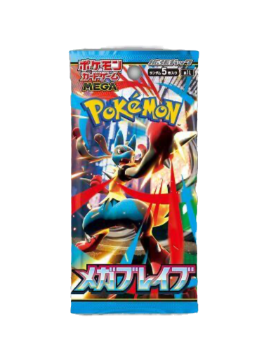 Japanese Pokemon Mega Brave Booster Pack image 0