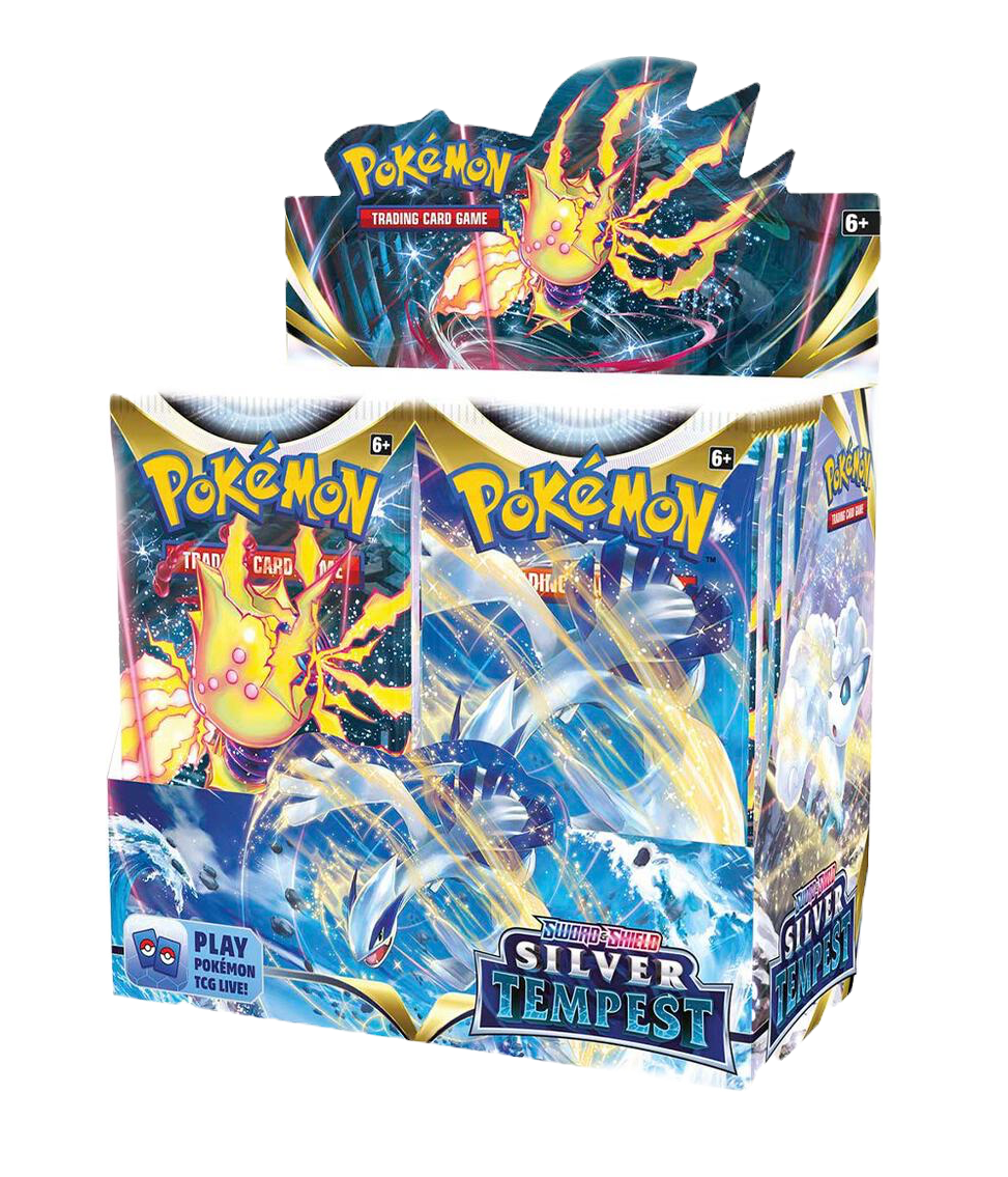 Pokemon Sword and Shield Silver Tempest Booster Box image 0