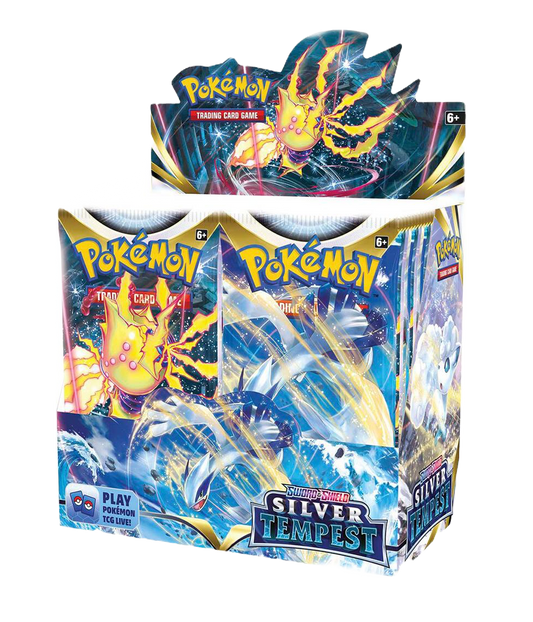 Pokemon Sword and Shield Silver Tempest Booster Box image 0