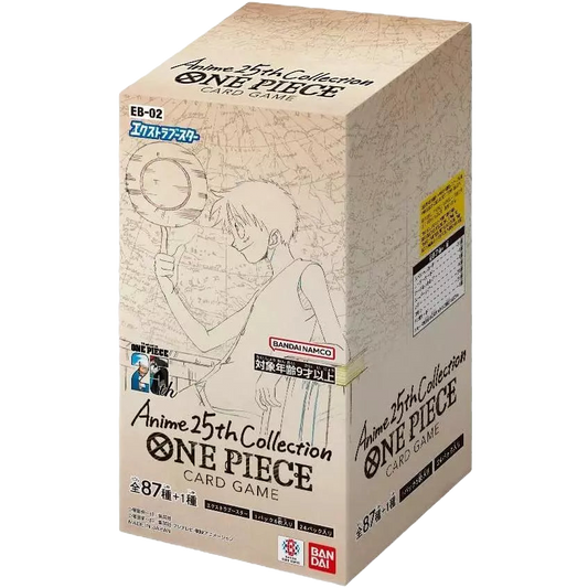 Japanese One Piece Anime 25th collection Extra Booster Box [EB-02] image 0