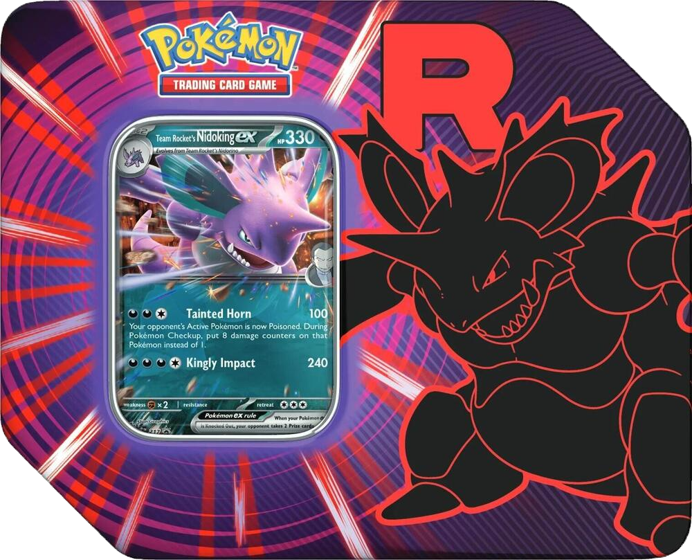 Team Rocket Tin [Team Rocket's Nidoking ex] image 0