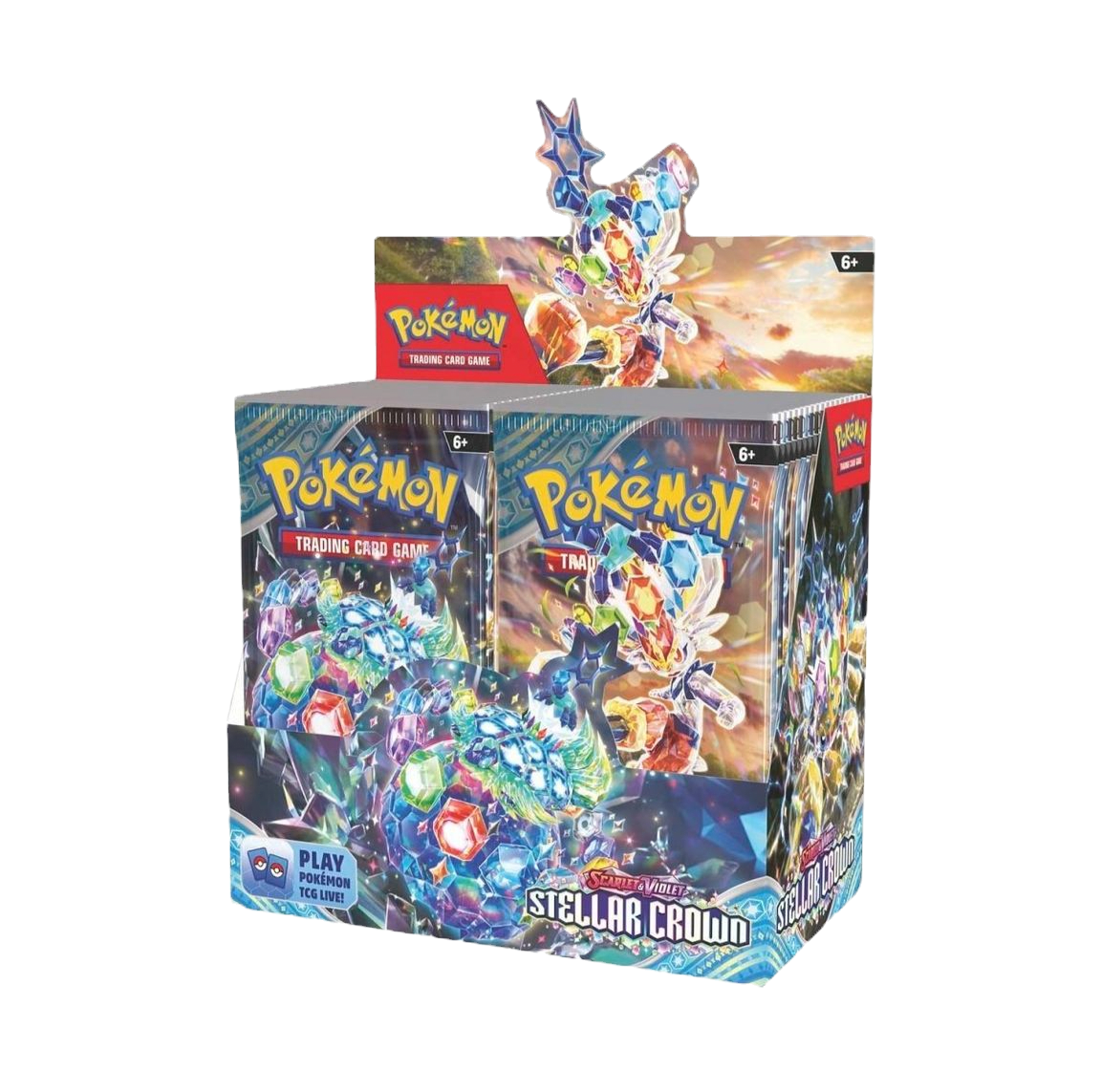 Pokemon Scarlet and Violet Stellar Crown Booster Box image 0
