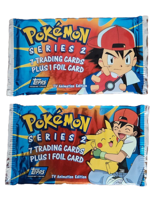 2000 Topps Pokemon TV Animation Series 2 Sealed Pack image 0