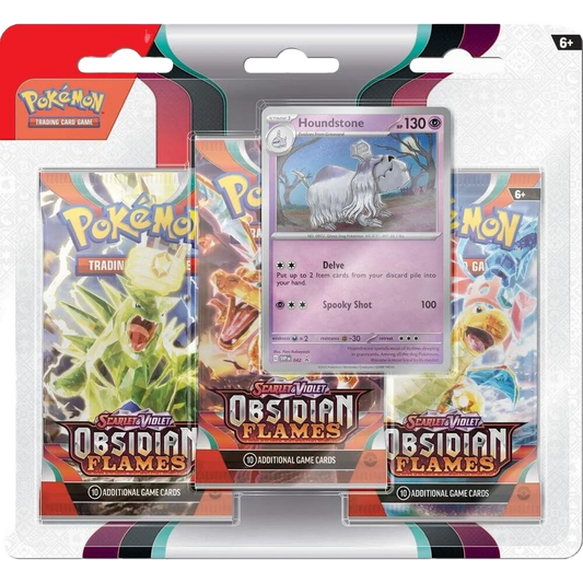 Obsidian Flames 3 Pack Blister [Houndstone] image 0