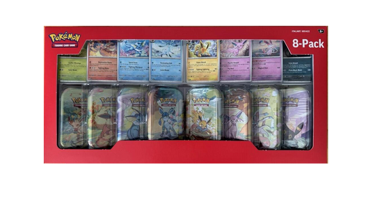 Prismatic Evolutions 8-Pack Mini Tins image 0