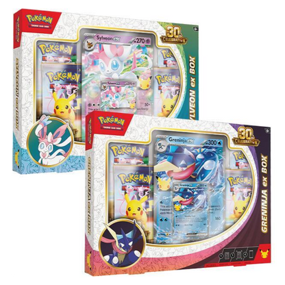(LIMIT 1) 30th Celebration Sylveon/Greninja ex Box