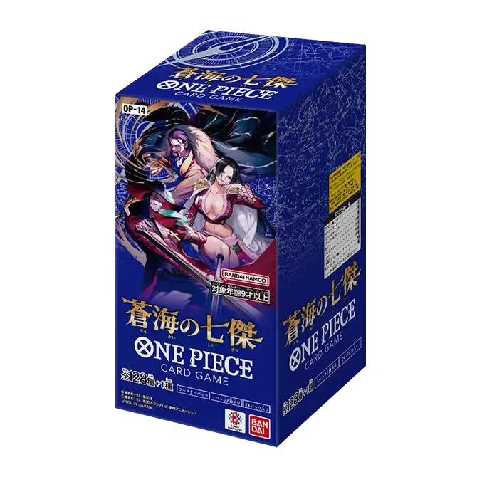 Japanese ONE PIECE OP-14 The Azure Sea’s Seven Booster Box image 0