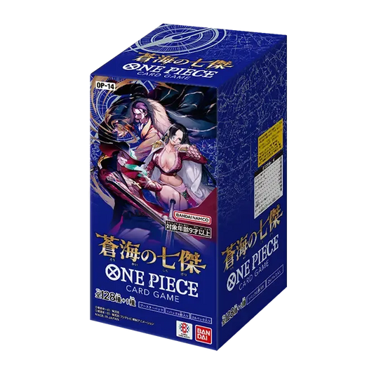 Japanese ONE PIECE OP-14 The Azure Sea’s Seven Booster Box image 0