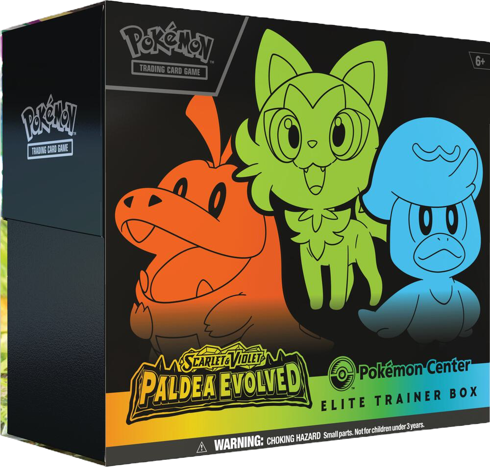 Paldea Evolved Pokemon Center Elite Trainer Box (Exclusive) image 0