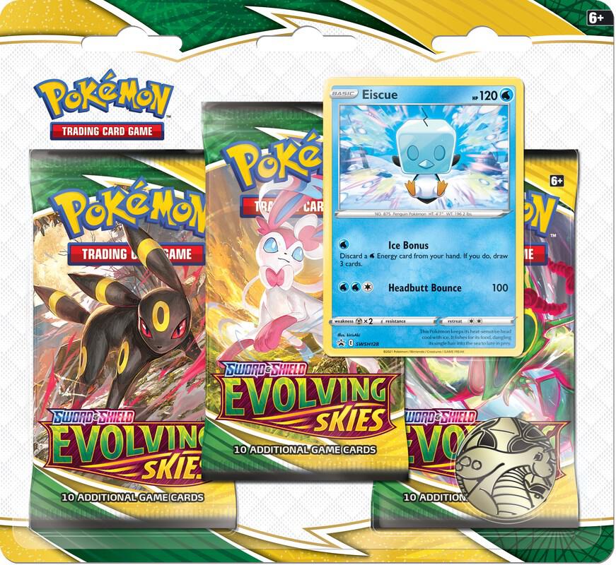 Evolving Skies 3 Pack Blister [Eiscue] image 0