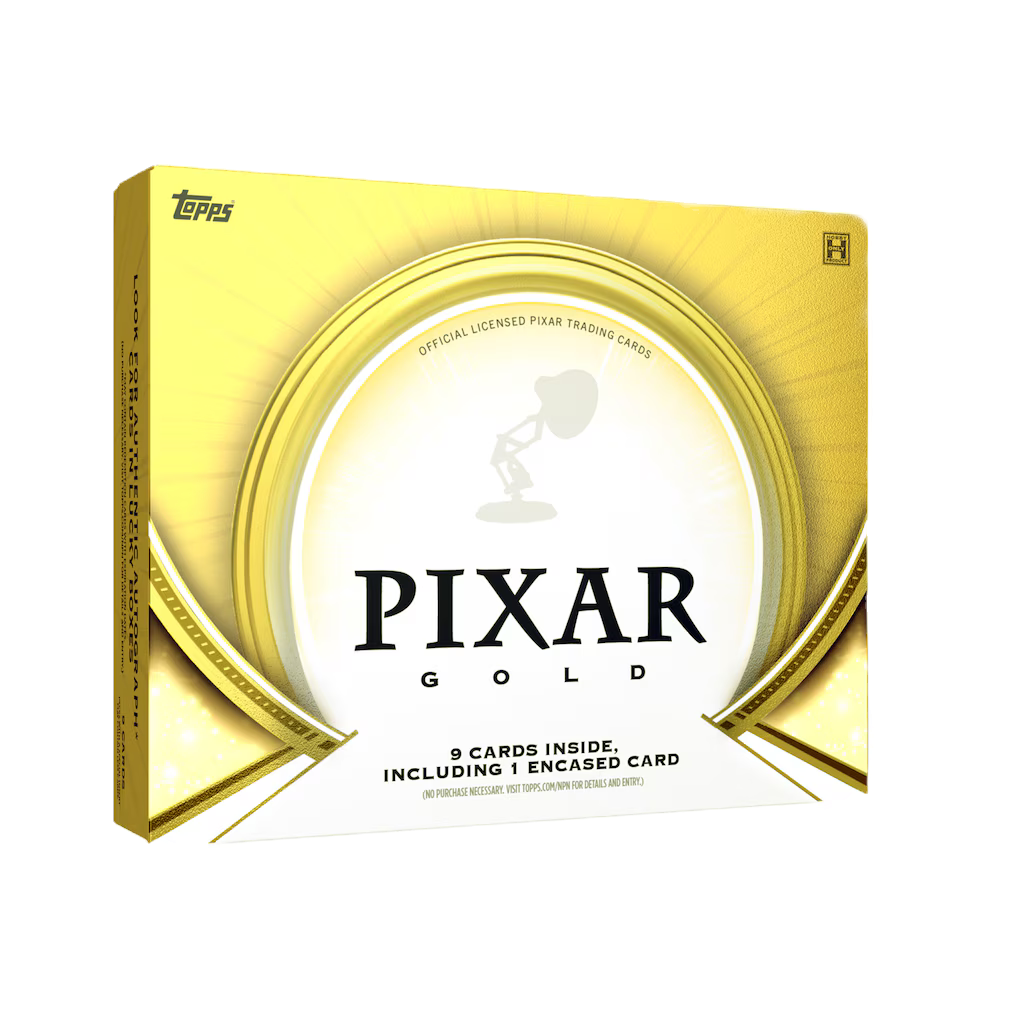 2025 Topps Pixar Gold Factory Sealed Hobby Box image 0