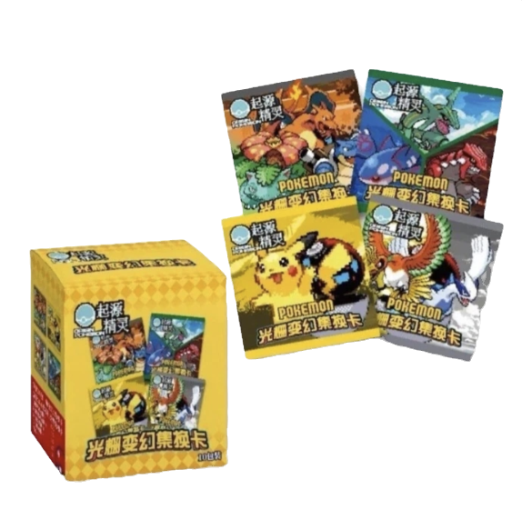 Chinese Pokemon Eif Origin Gameboy Lenticular Booster Pack image 0