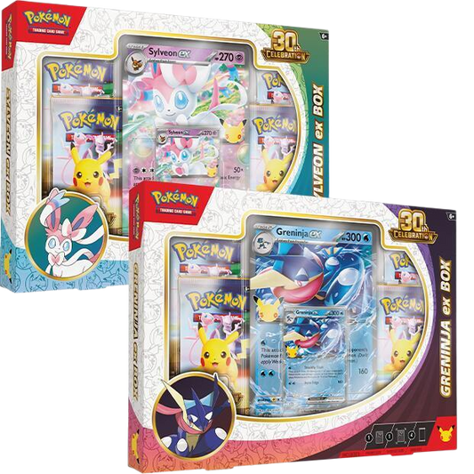 30th Celebration Sylveon/Greninja ex Box
