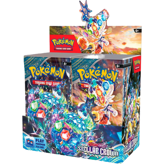 Pokemon Scarlet and Violet Stellar Crown Booster Box